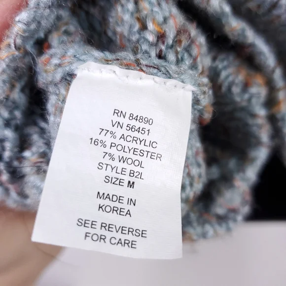 Vintage Haband Wool Blend Knit Crew Neck Sweater - Picture 5 of 6